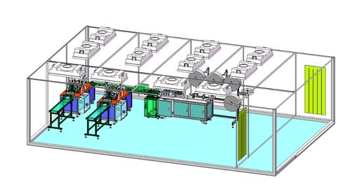 拓斯达设计专用洁净棚,可一天搭建 迷你 口罩工厂