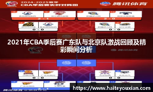 2021年CBA季后赛广东队与北京队激战回顾及精彩瞬间分析